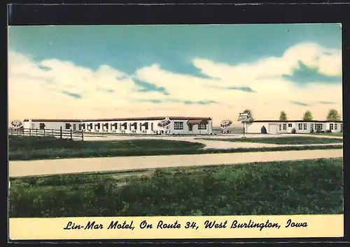 AK West Burlington, IA, Lin-Mar Motel, On Route 34