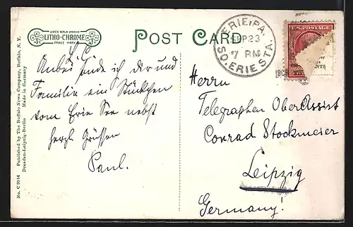 AK Erie, PA, View over Erie Harbor