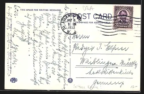 AK Atlantic City, NJ, Looking from Ocean Showing Atlantic City Auditorium and Convention Hall