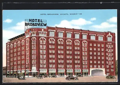 AK Wichita, KS, View of Hotel Broadview