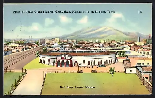 AK Juarez, Plaza de Toros, vista en El Paso, Texas