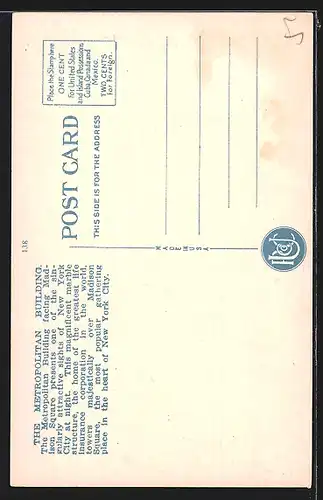 AK New York, NY, Metropolitan Life Insurance Bldg.