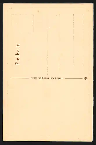 AK Kassel, Rathaus, Neujahrsgruss