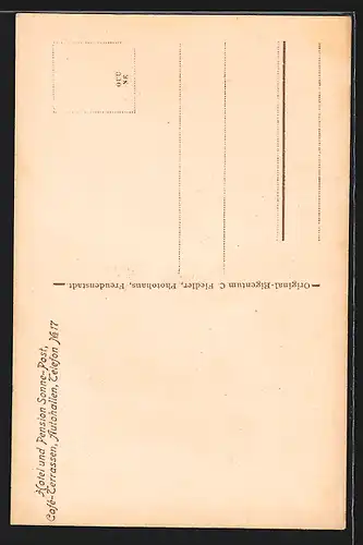 AK Klosterreichenbach, Hotel Sonne-Post