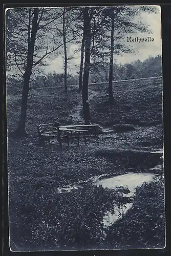 AK Bad Rothenfelde, Rethwelle, Ortspartie