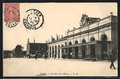 AK Caen, La Gare de l`Ouest
