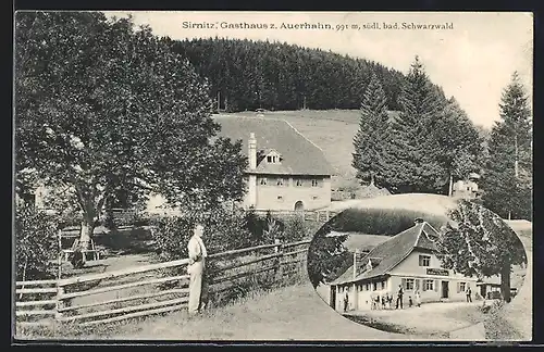 AK Sirnitz / Schwarzwald, Ansicht vom Gasthaus zum Auerhahn