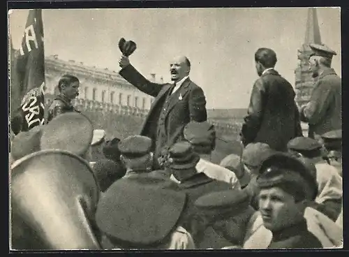 AK Moskau, Lenin hält eine Rede