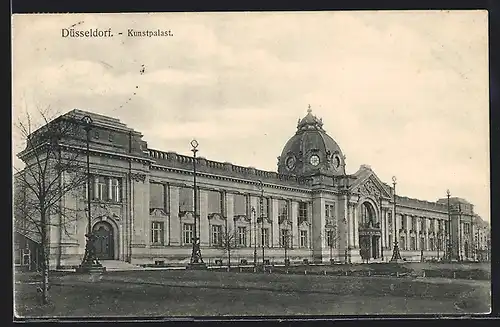 AK Düsseldorf, Partie vor dem Kunstpalast
