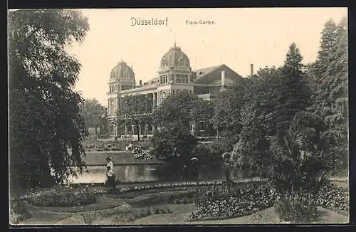 AK Düsseldorf, Flora-Garten