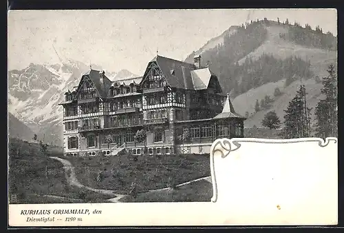 AK Grimmialp / Diemtigtal, Kurhaus Grimmialp
