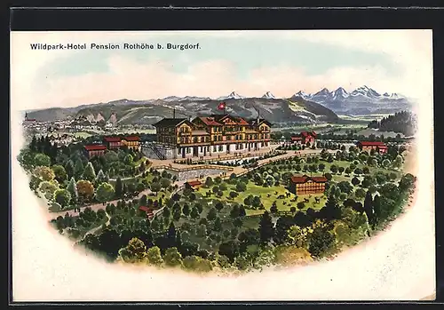 AK Burgdorf, Wildpark-Hotel und Pension Rothöhe