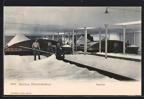 AK Rheinfelden, Innenansicht der Saline