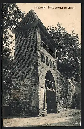 AK Neubrandenburg, Wickhaus am Bahnhof