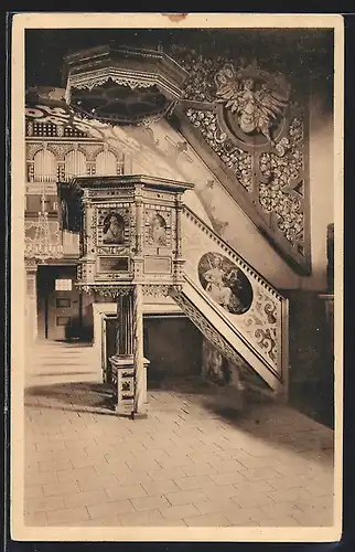 AK Ketzür b. Butzow / Mark, Kirche, Kanzel