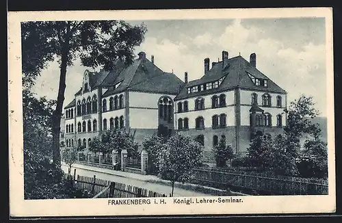 AK Frankenberg i. H., Königliches Lehrer-Seminar