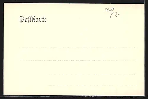 AK Hamburg-Neustadt, Postgebäude an der Ringstrasse