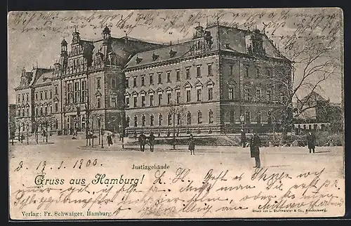 AK Hamburg-Neustadt, Justizgebäude