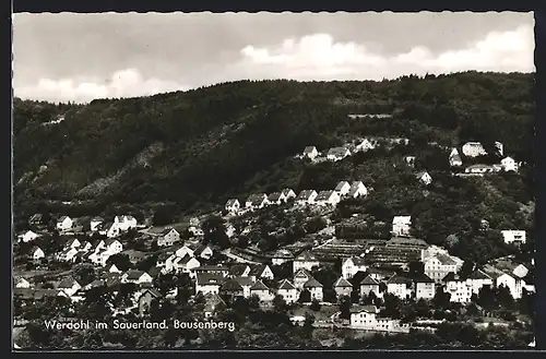 AK Werdohl / Sauerland, Gesamtansicht mit Bausenberg