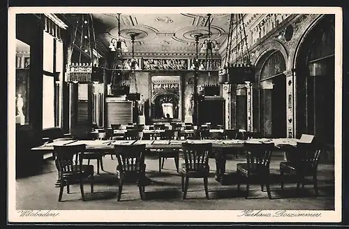 AK Wiesbaden, Lesezimmer im Kurhaus