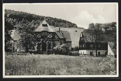 AK Bad Gottleuba, Erholungsheim Bienhof des Landesvereins Sächsischer Heimatschutz Dresden