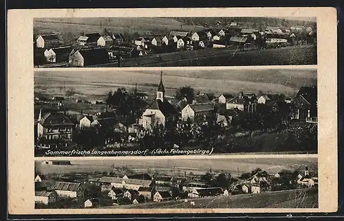 AK Langenhennersdorf, Gesamtansichten