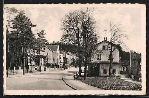 AK Berggiesshübel, Rathaus und Bahnhof