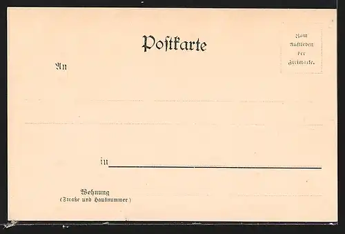 AK Trier, Ansicht vom Kaiserpalast