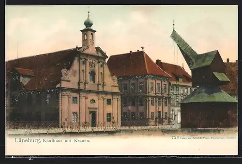 AK Lüneburg, Kaufhaus mit Kranen