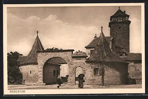 AK Rothenburg o. T., Rödertor