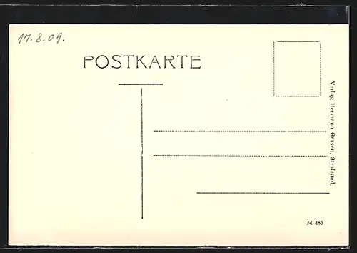 AK Überfahrt von Stralsund nach Rügen mit dem Trajectschiff, Fährschiff