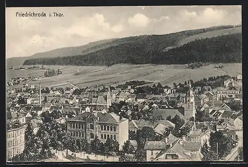 AK Friedrichroda / Thür., Gesamtansicht aus der Vogelschau