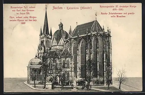 AK Aachen, Kaiserdamm, Münster