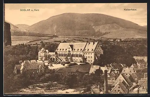 AK Goslar / Harz, Blick auf das Kaiserhaus