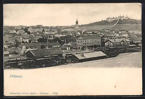 AK Pribram, Nádrazi, Celkový pohled