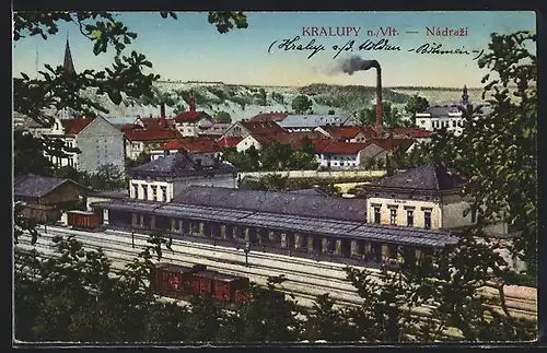 AK Kralupy n. Vlt., Nádrazi