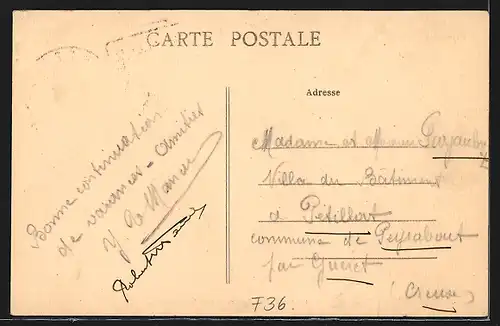 AK Argenton, Rue Gambetta et Café de la Promenade