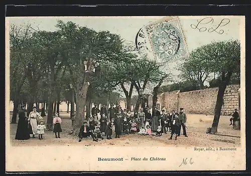 AK Beaumont, Place du Chateau