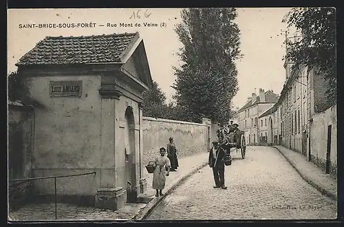 AK Saint-Brice-sous-Foret, Rue Mont de Veine