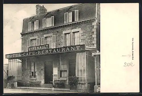 AK Avranches, Hotel-Restaurant V. Renault