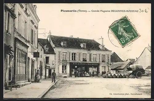 AK Pleumartin, Grands Magasins Degennes-Rouzeau