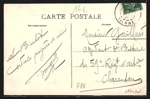 AK Couhé-Vérac, la Grande Rue