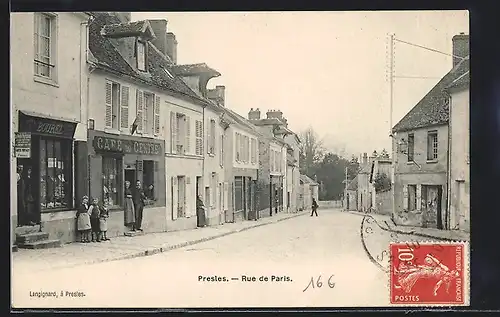 AK Presles, Rue de Paris