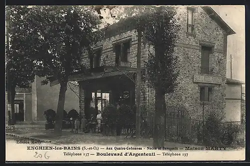 AK Enghien-les-Bains, Maison Marty, Boulevard d`Argenteuil