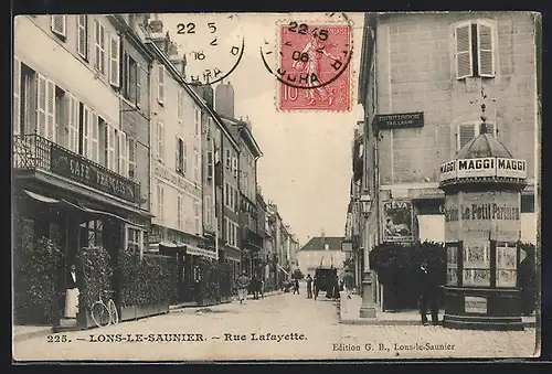 AK Lons-le-Saunier, Rue Lafayette