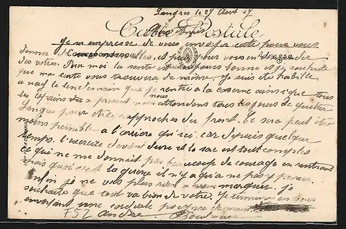 AK Langres, la Poste