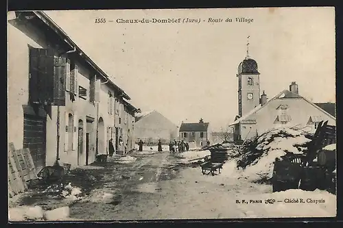 AK Chaux-du-Dombief, Route du Village