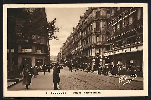 AK Toulouse, Rue d`Alsace-Lorraine