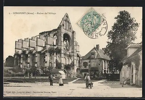 AK Longpont, Ruines de l`Abbaye