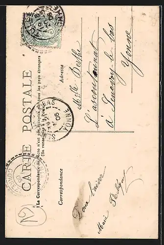 AK Types de Champetres, Paysanne d`autrefois